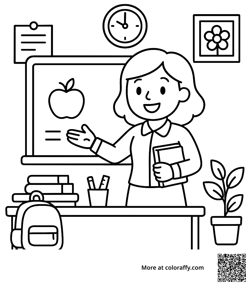Teacher at the Board