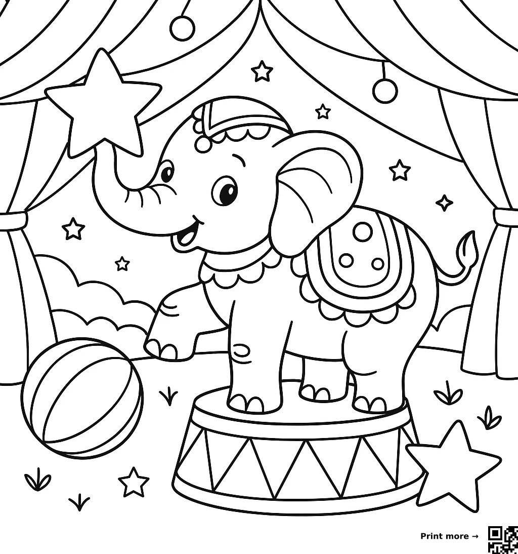 Circus Elephant