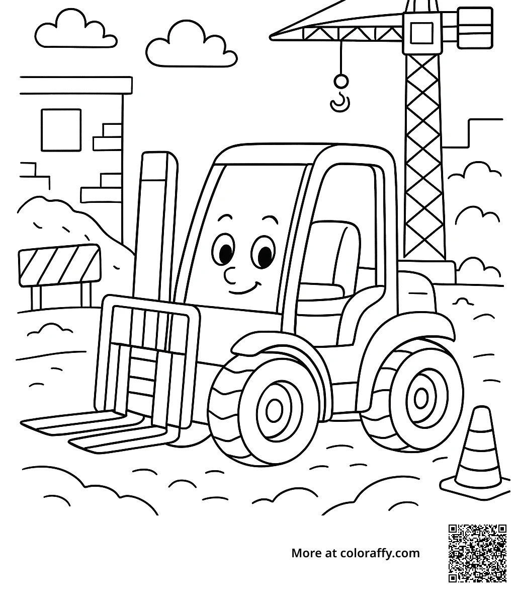 Working Forklift