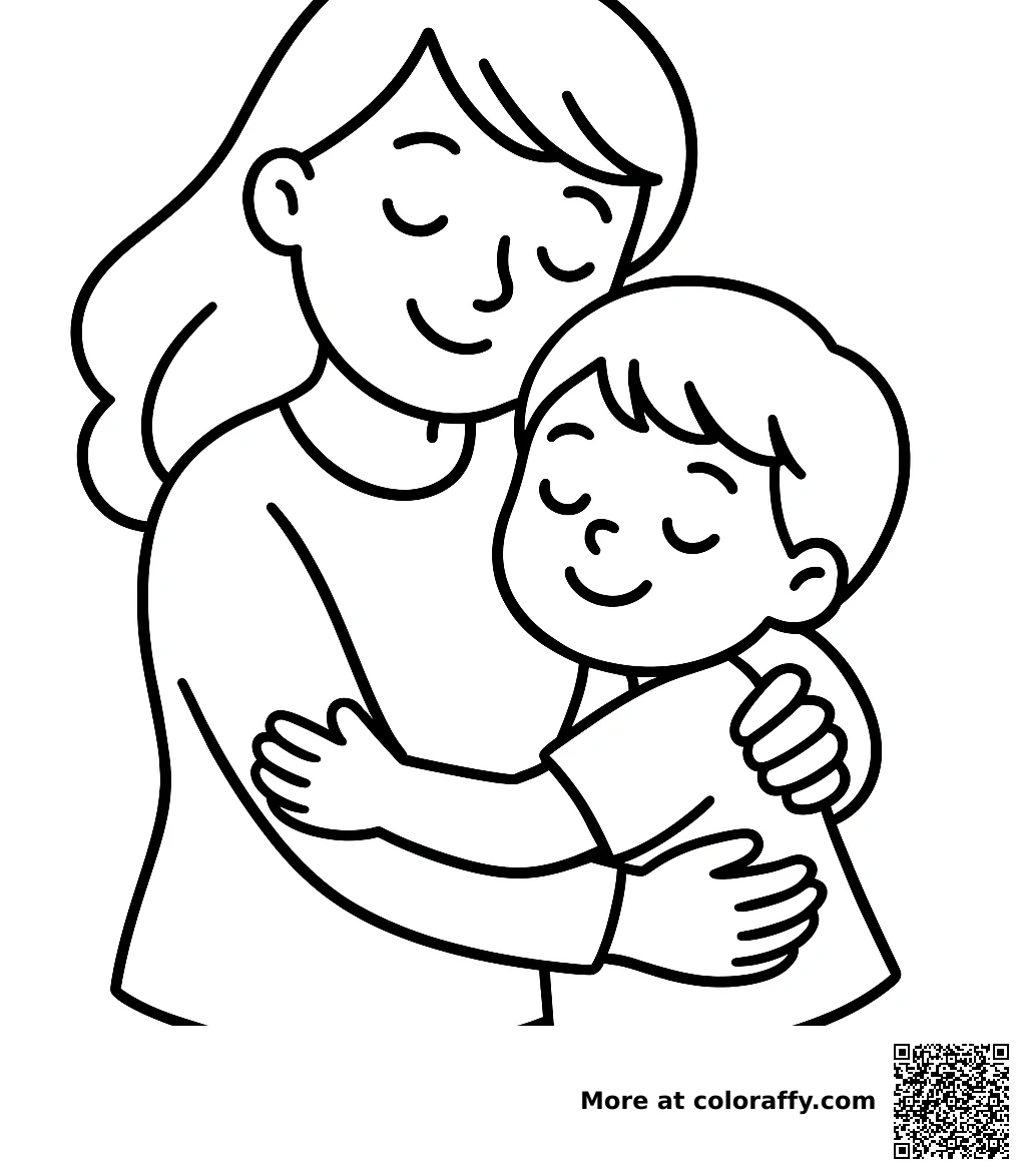 Mom and Child Hug