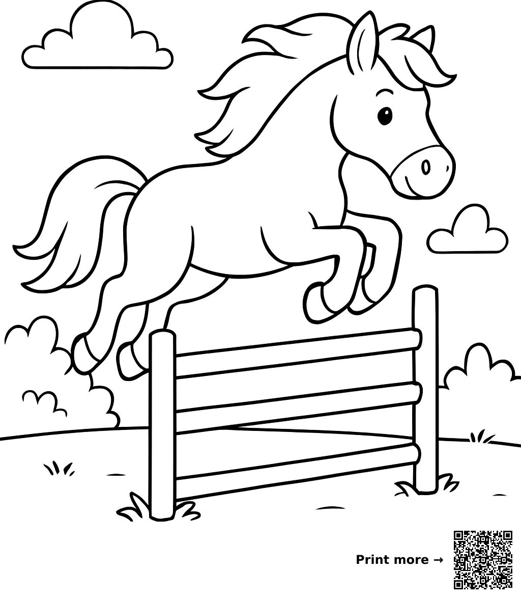 Jumping Horse