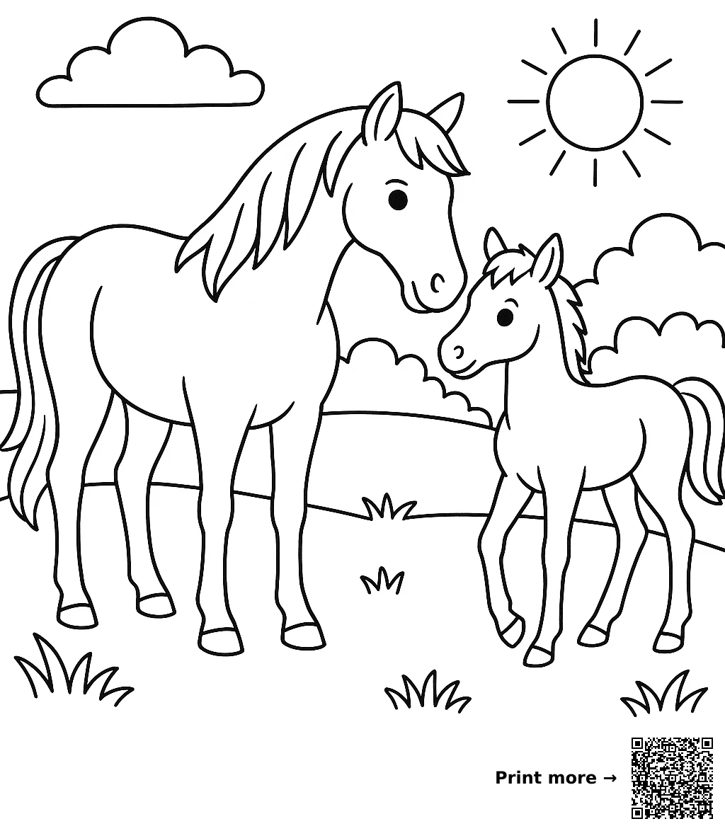 Mare and Foal