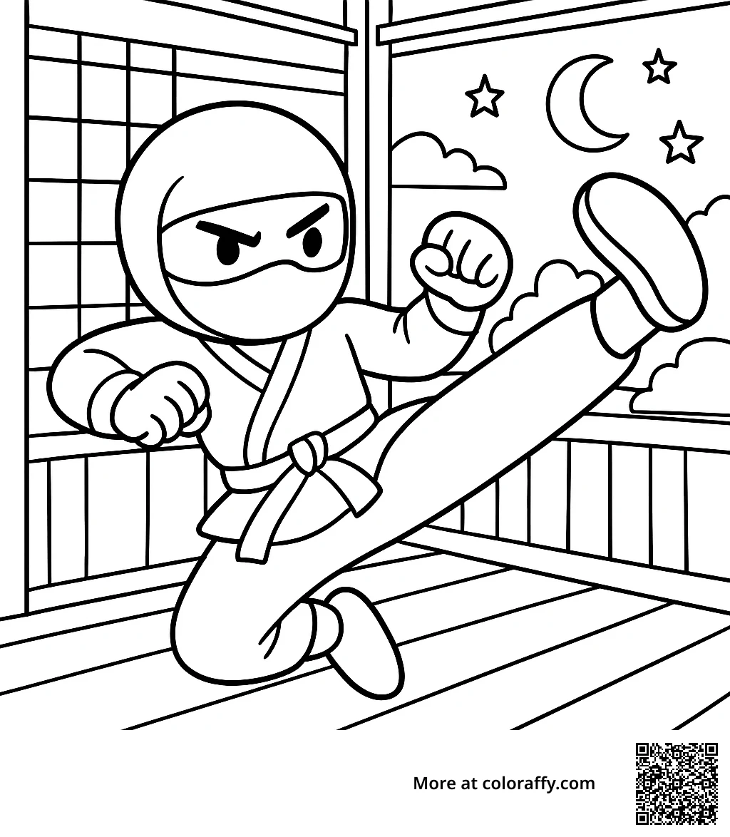 Ninja Flying Kick