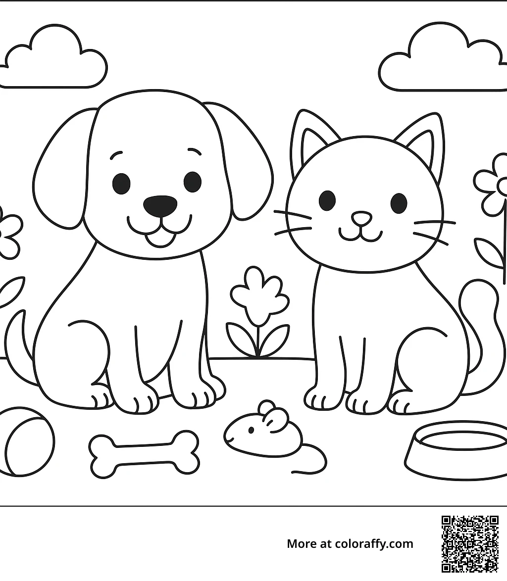Dog and Cat Together