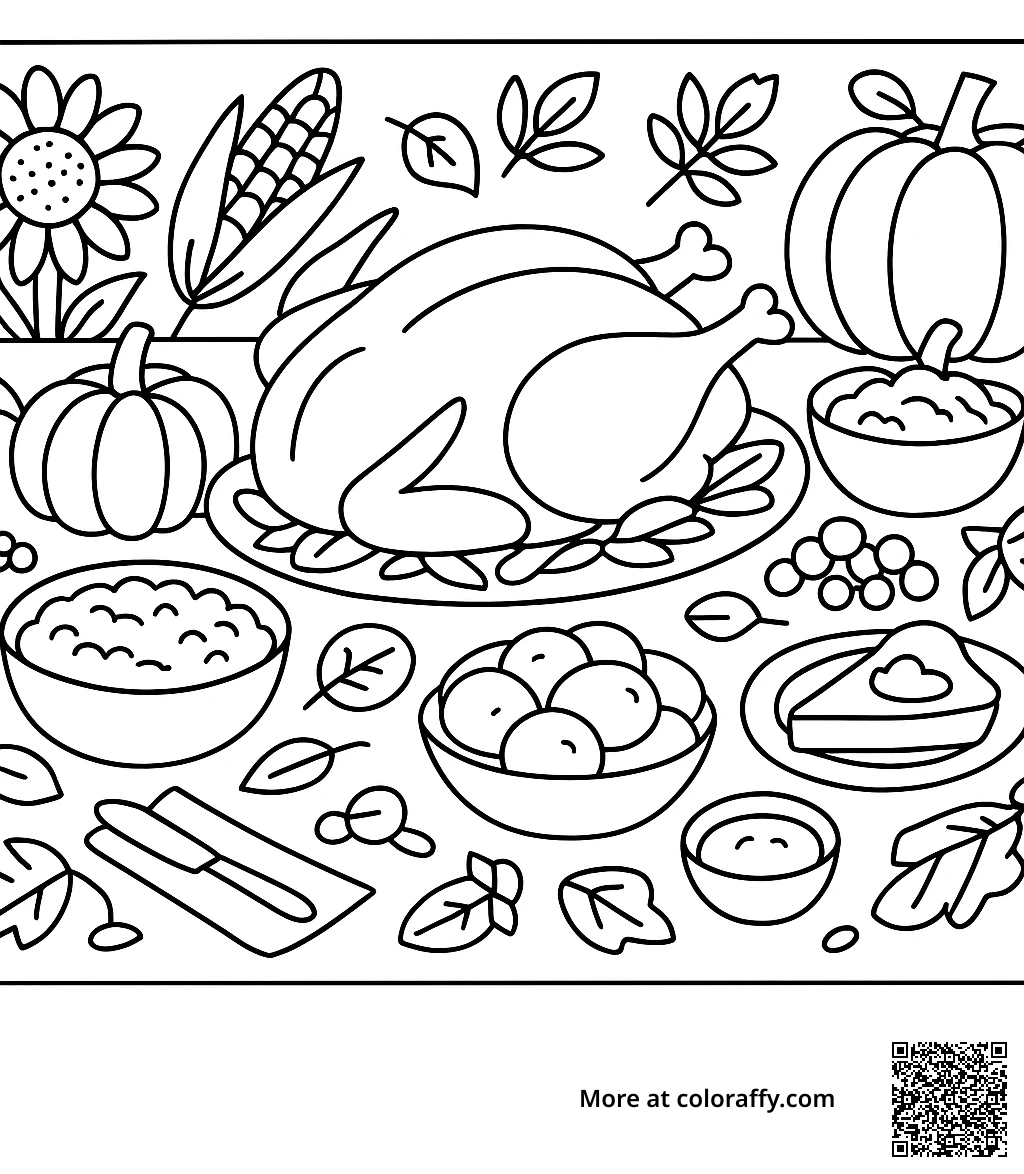 Thanksgiving Feast Table